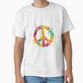 Peace Heart Sign World Vibe Love Hippie Groovy Soul Colorful by farhanhafeez