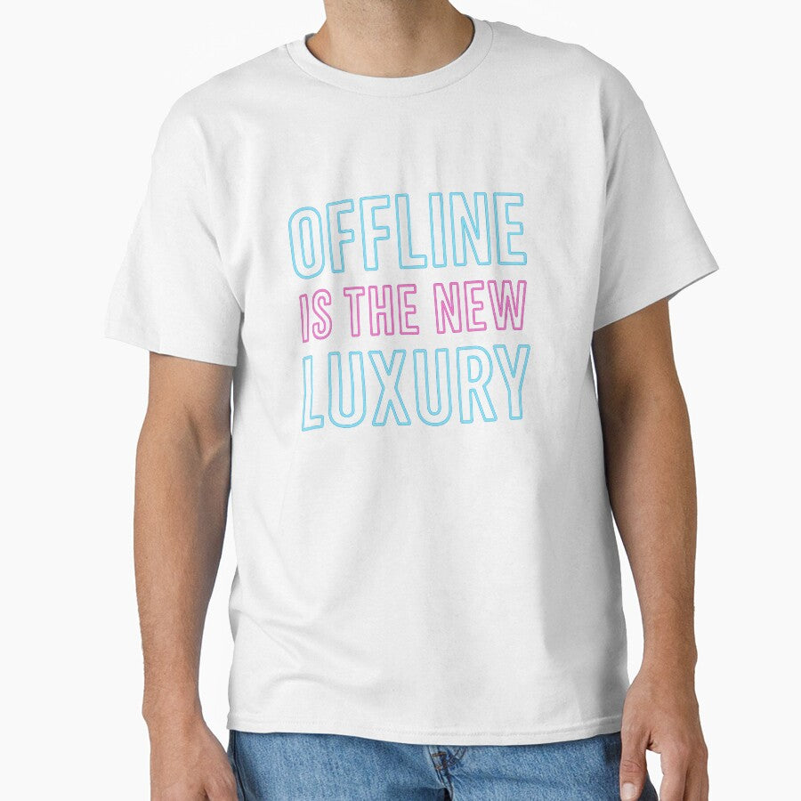 Offline is the New Luxury – Retro Neon Design by LunarBones