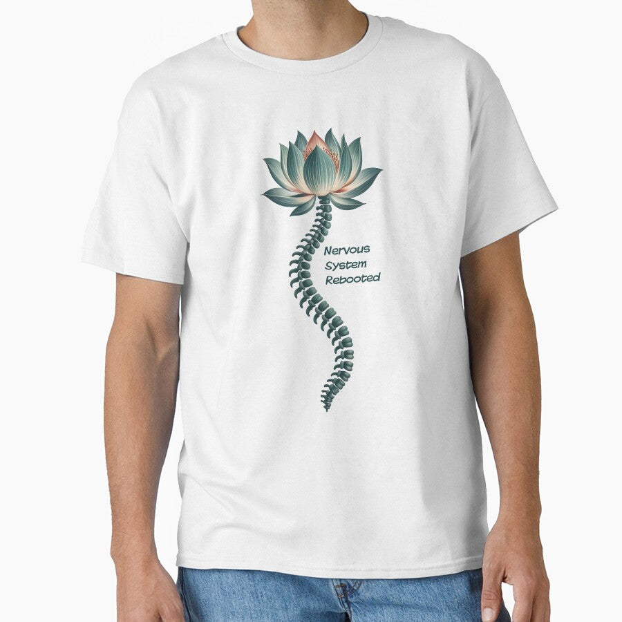 Nervous System Rebooted Lotus Spine Illustration for Mindful by 108stillness