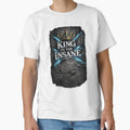 King Of Insane Dark Streetwear Psycho Rebel Graphic by Sunny Flamingo Studio
