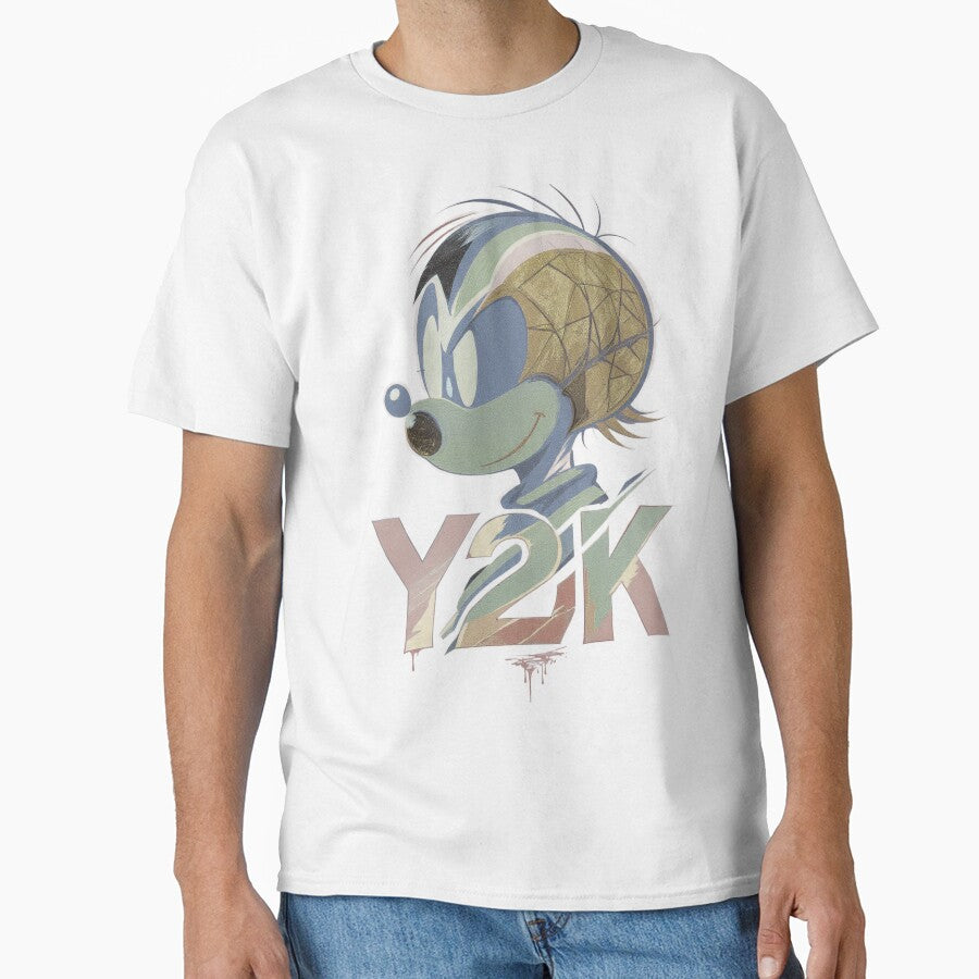 Y2K Cartoon Mouse Vaporwave | Retro Nostalgia Glitch Aesthetic by ZChrome