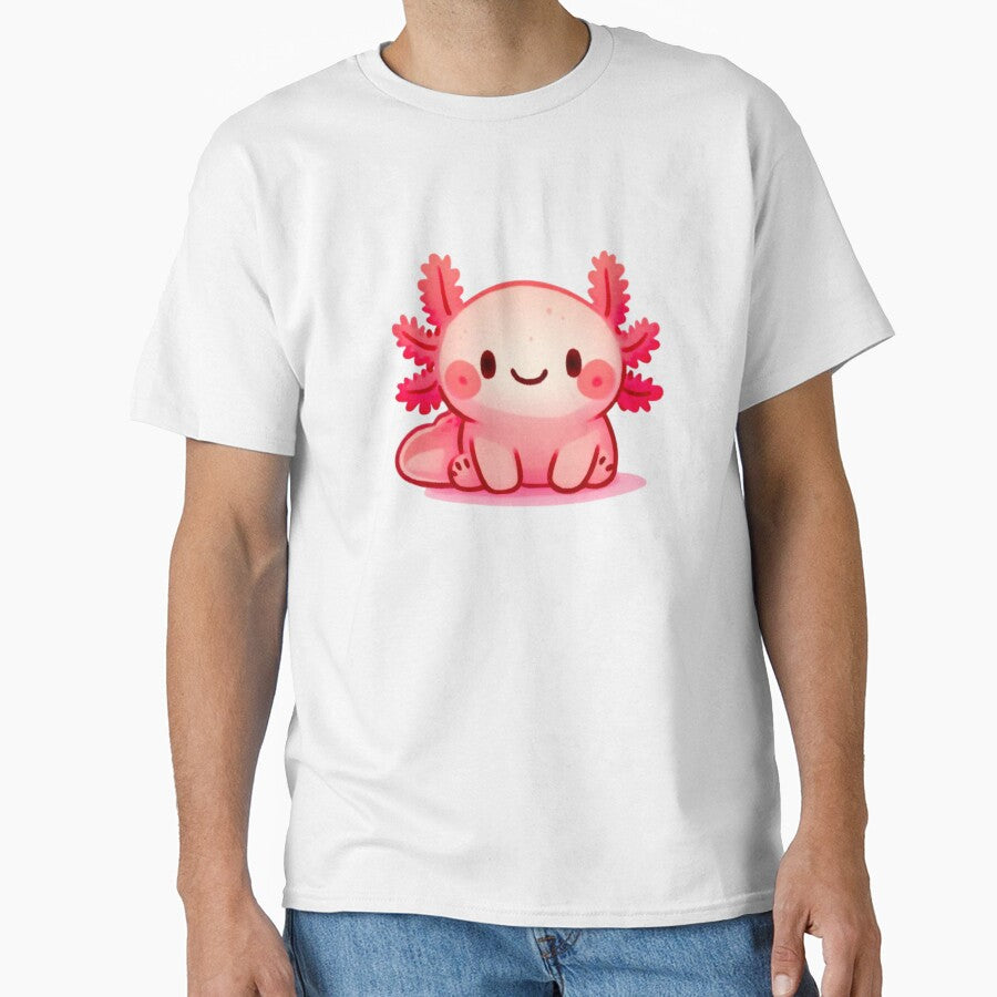 Pink Chubby Axolotl by DaintyDooodles