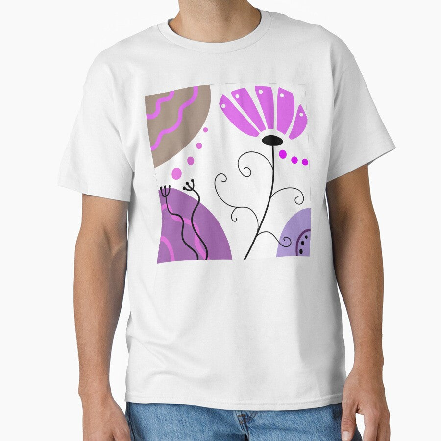 Whimsical Purple Boho Minimalism by Sartoris Art