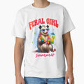 Feral Girl Summer with Opossum by OmoYolo