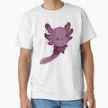Cute Axolotl Happy Dark Pink by NinniSilver