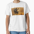 White Rhino on African Grassland, Wildlife by GuildedWordGraphics