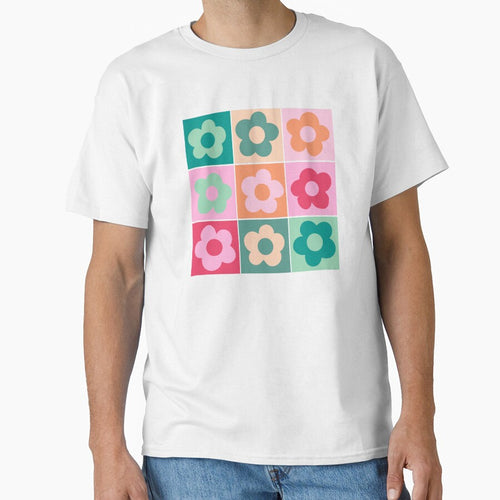1970s retro floral pattern for the groovy flower child and cool plant mom. by SpringandHoney