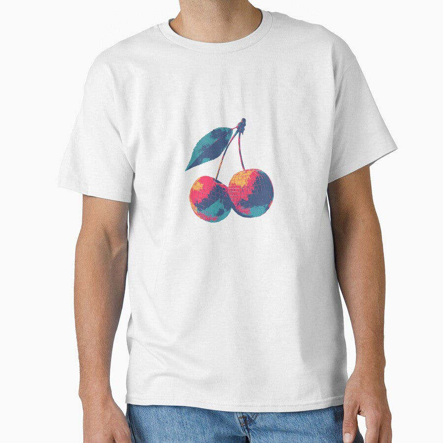 Disco Cherries – Retro Funk Fruit Illustration by CleanLineStudio