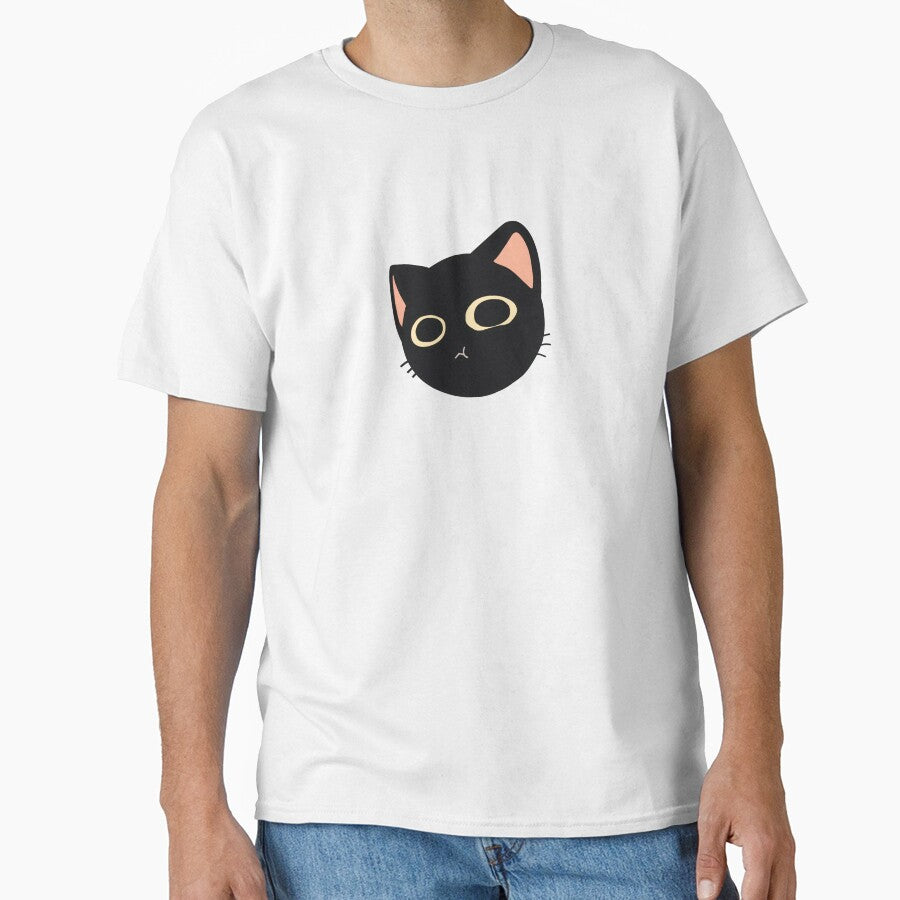 Smushed Face Black Cat by Deep Descent
