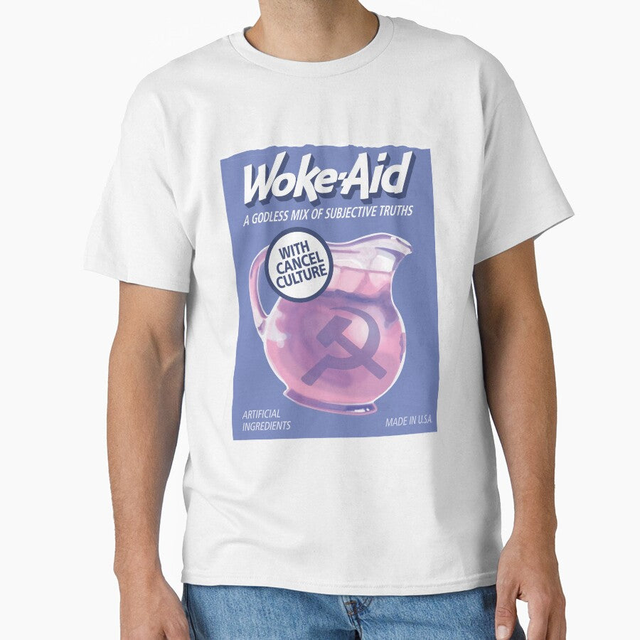 WOKE-AID on black field by skRB