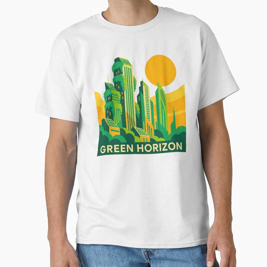 Solarpunk Skyline – Green Horizon Cityscape by FTS-Studio