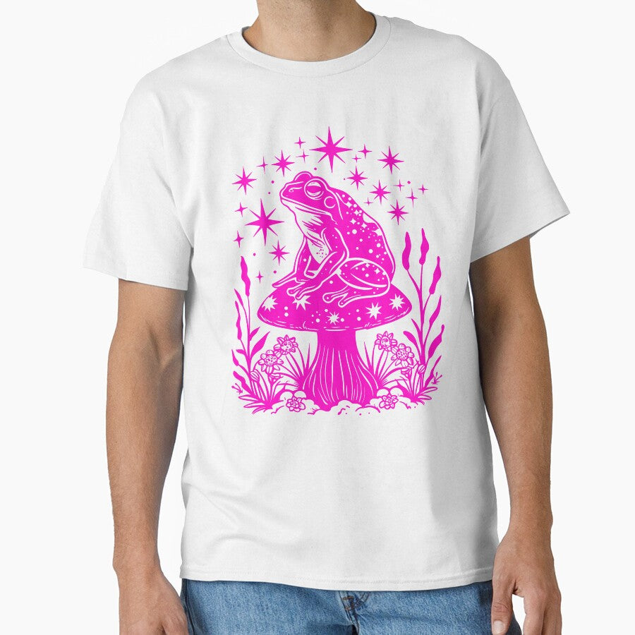 Pink Celestial amphibian frog toad by EmeraldeaArt