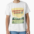 Retro Summer of Soccer 2026 - Vintage 70s Aesthetic Football Pitch Art by HappySproutArt