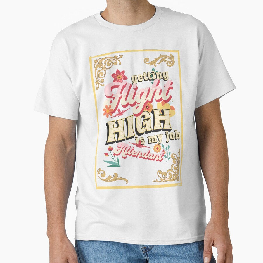 Flight attendant getting HIGH is my job design by AviationArtists