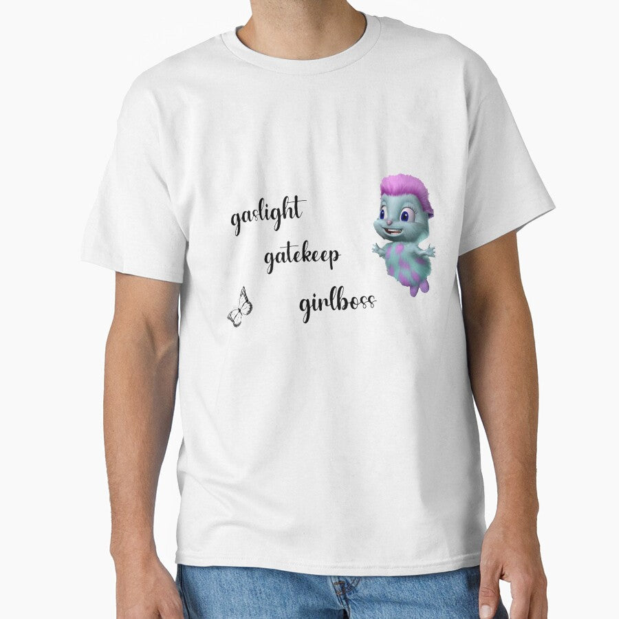 Bibble says gaslight, gatekeep, girlboss by DreamPopArt