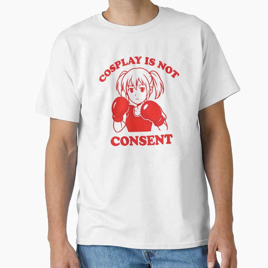 Kawaii Fighter Cosplay Is Not Consent - Girl Power by RockFireMerch