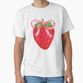 Cute Strawberry and Bow Coquette by thebest-2studio