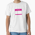 "Hello My Sourdough Starter's Name Is” Funny Sourdough Design (Pink) by goldfishbubble