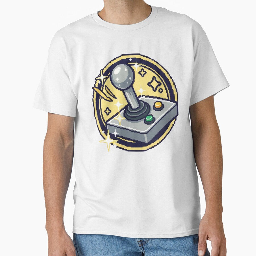 Retro Space Arcade Joystick Pixel Art by Dzblack