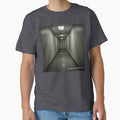 AUTHORIZED PERSONNEL ONLY – Liminal Hallway Wall Art Print by POD DYNASTY | Original Print On Demand T-Shirt Graphics