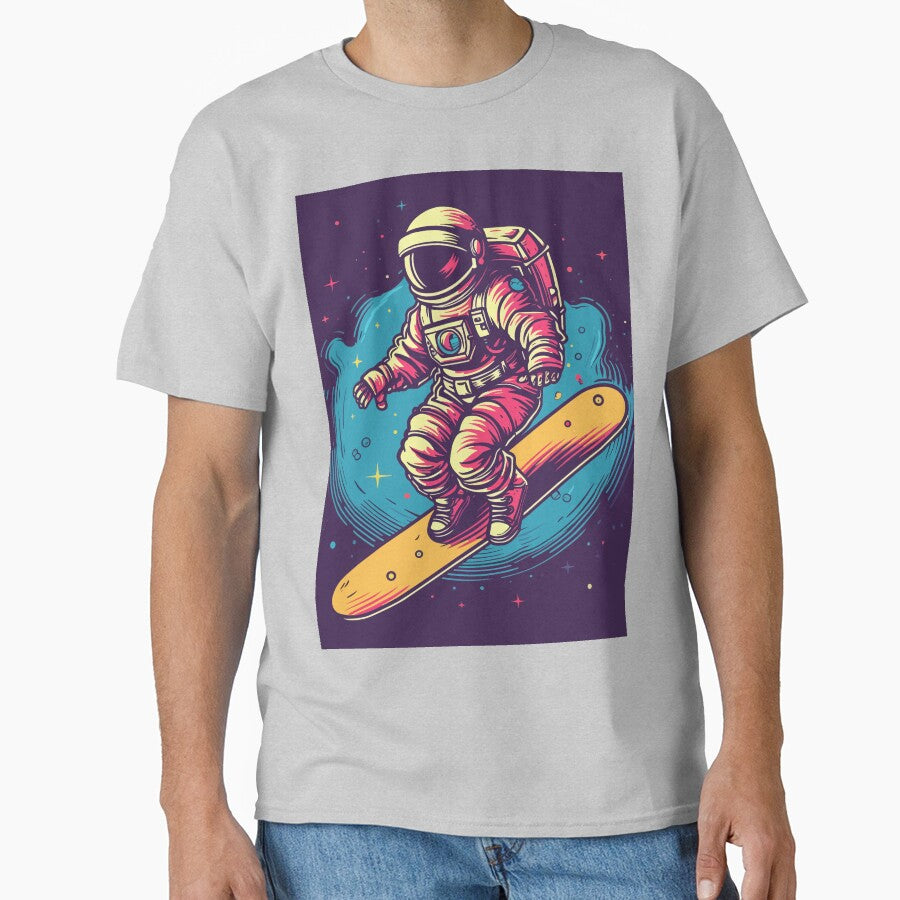 Astronaut Surfing in Space by ChelaDesigns