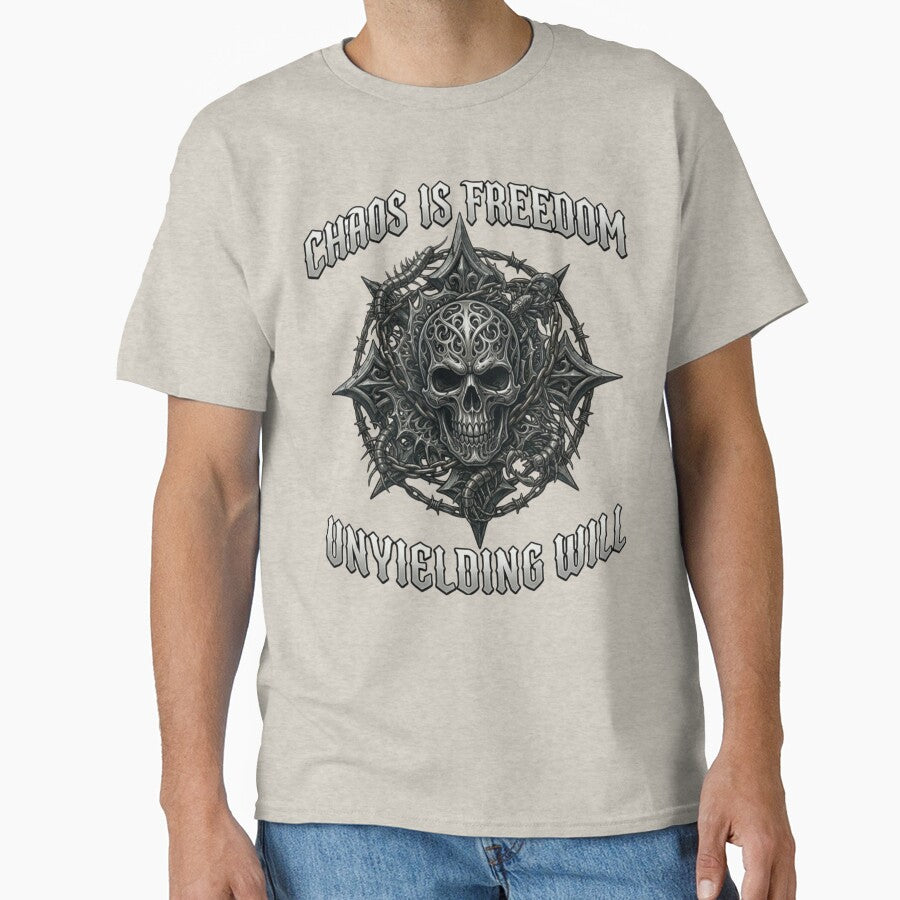 grunge skull shirt by IMOBILYARI VibeCore