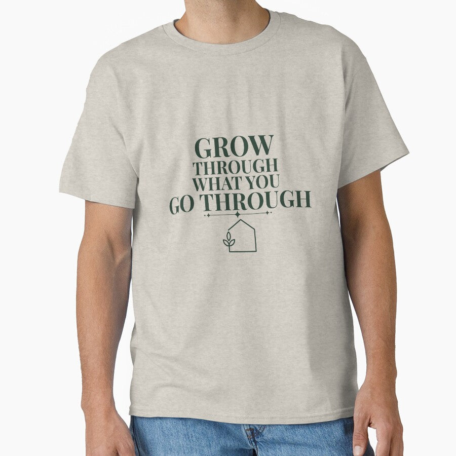 Grow Through What You Go Through | Inspirational Plant Lover Gift | Greenhouse Gardener Gift | Plant Mom Gift | Motivational Garden Gift by HooptownRV