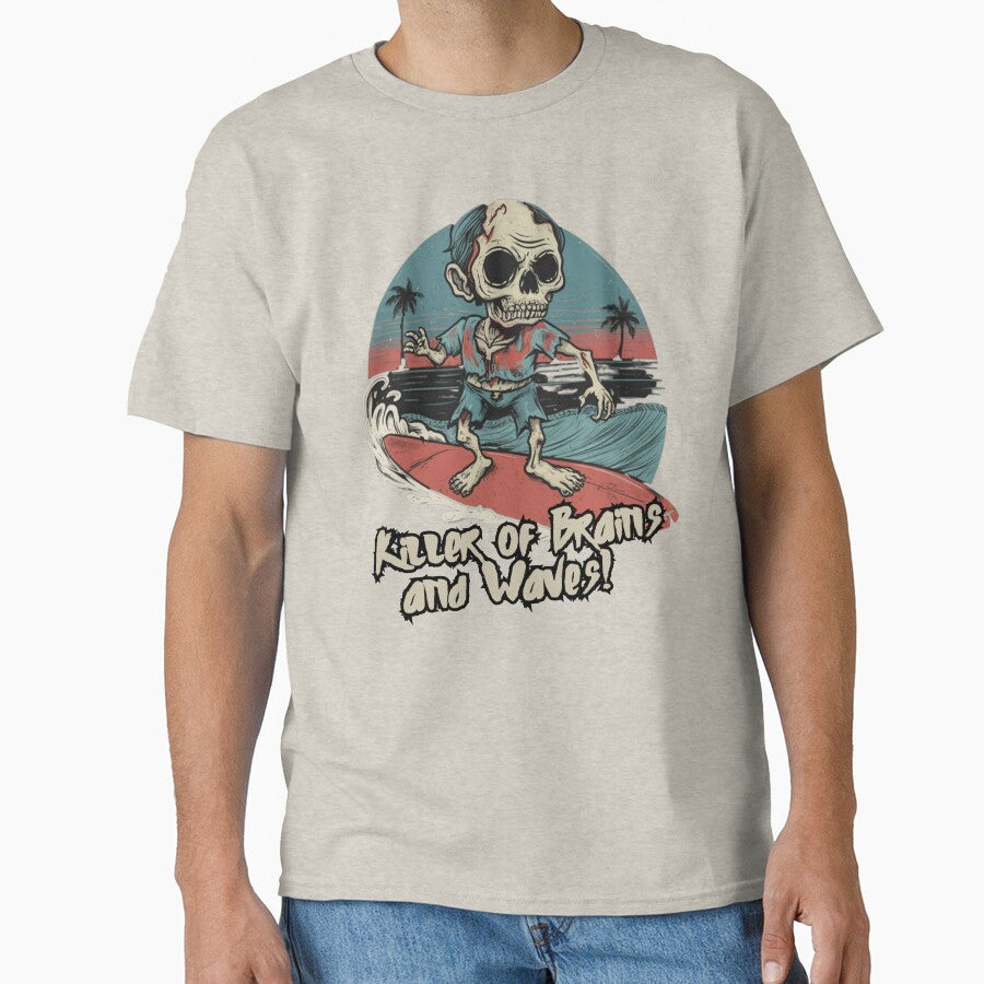 Surfing Zombie, killer of waves and brains, surf by Meandmyshop