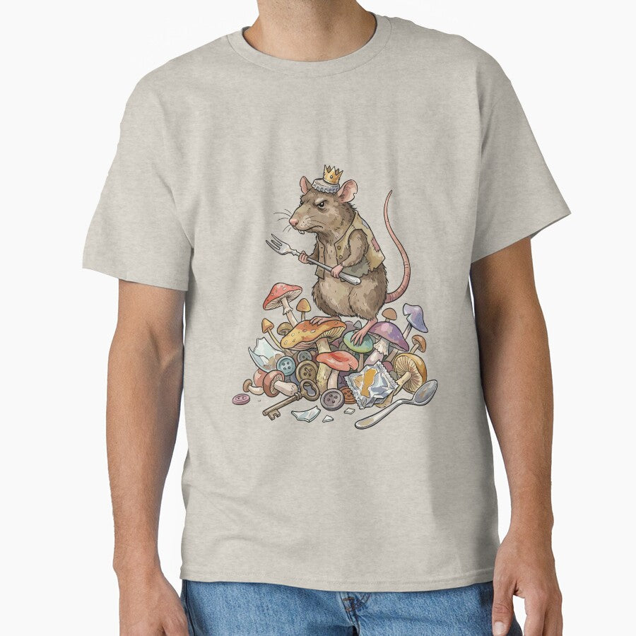 Goblincore Aesthetic: Mushroom Hoarder Rat by bapupa
