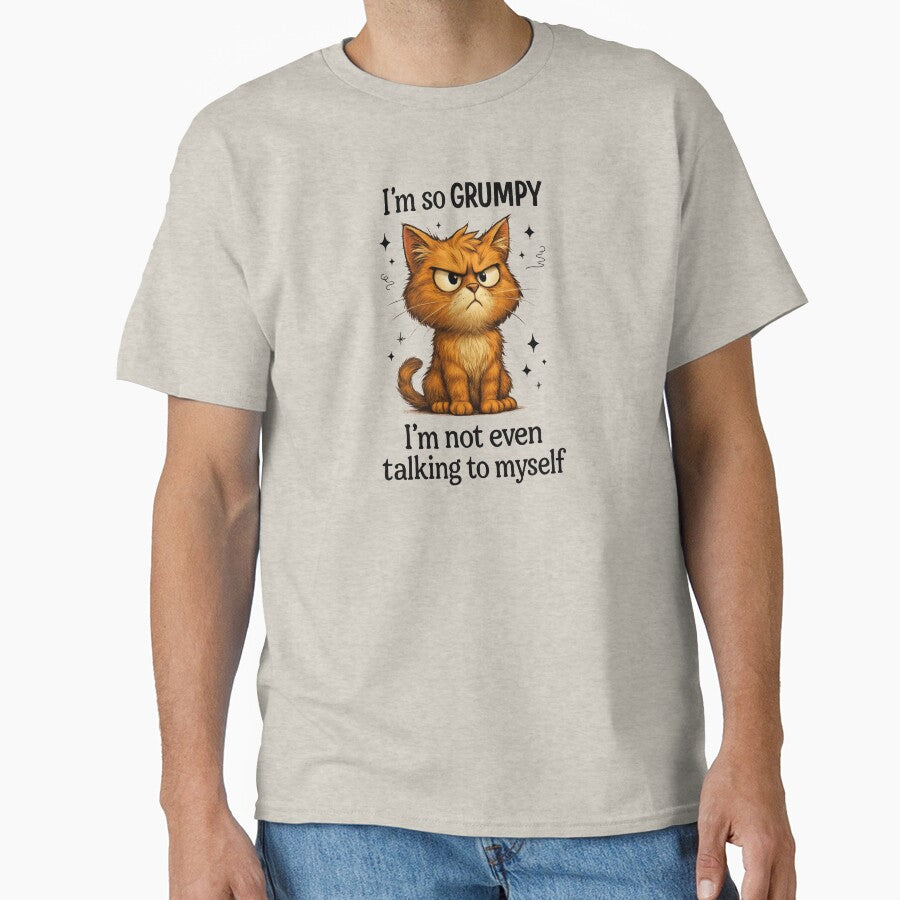 Cat I am So Grumpy I am not Even Talking to Myself Graceful Cats in Motion Gifts for Cats lover by MalwasBasket