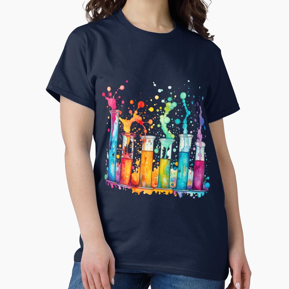 Watercolor Science-Chemistry Test Tubes by GrinGalore