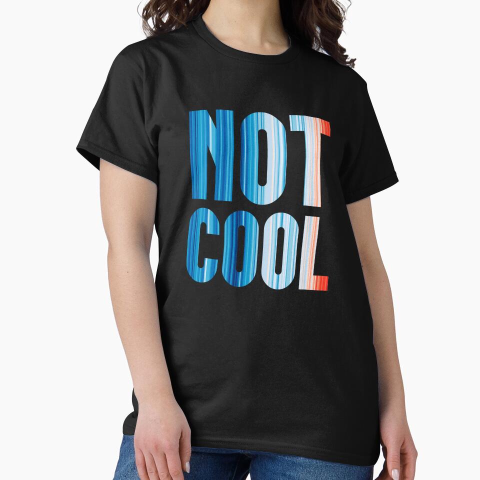 Climate Change Stripes - Not Cool by Frank J. Art