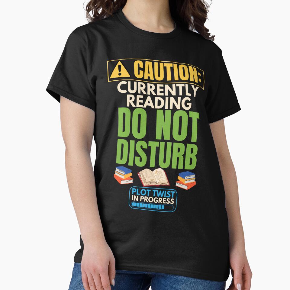 Caution Currently Reading Do Not Disturb by Uvclick