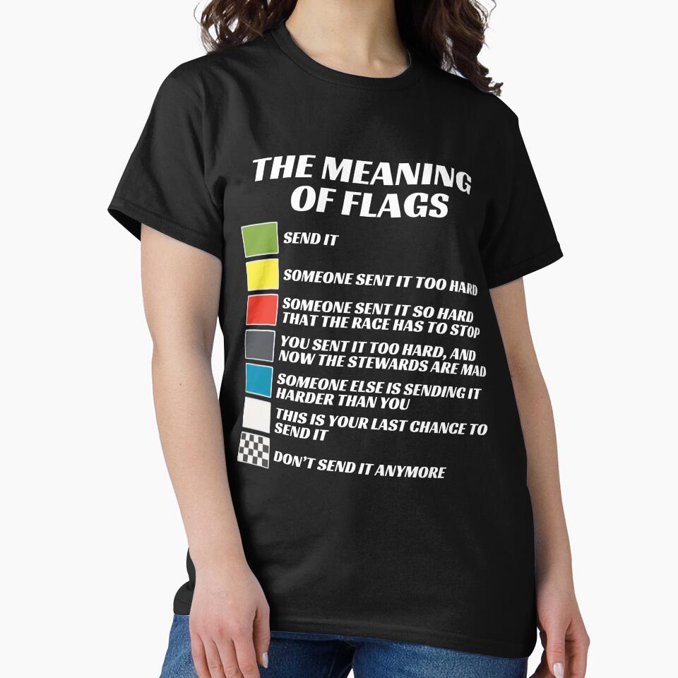 The Meaning of Racing Flags, Just Gonna Send It, Race Flags, Karting Flag by brytfanna