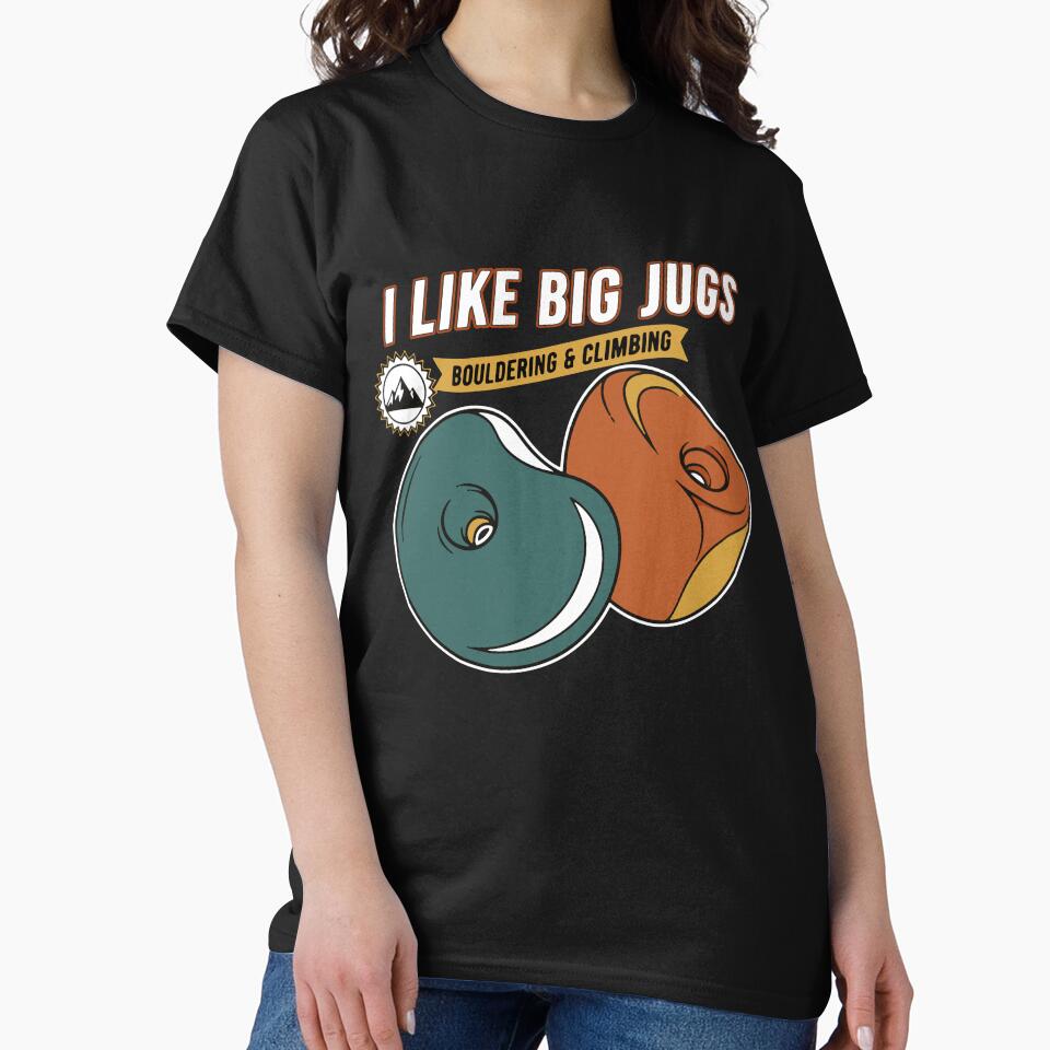 I Like Big Jugs Bouldering Climbing Fun by LuminOrb