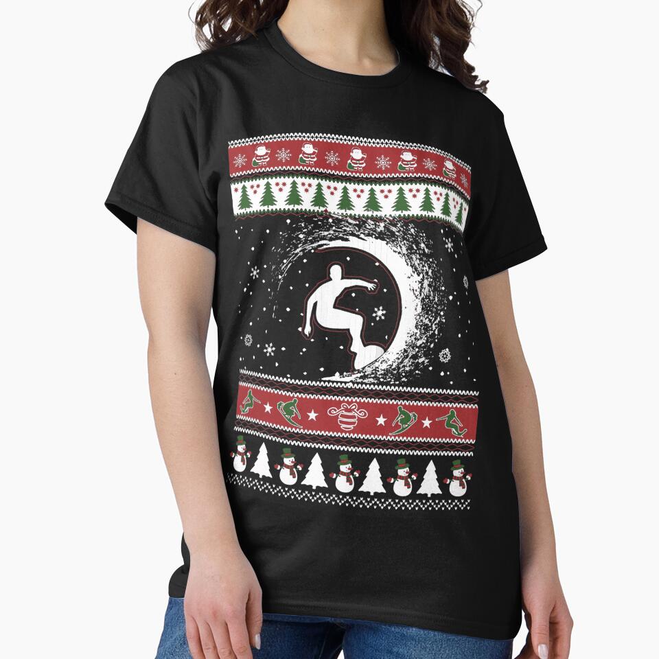 Christmas Surfing by GeniusDesignArt