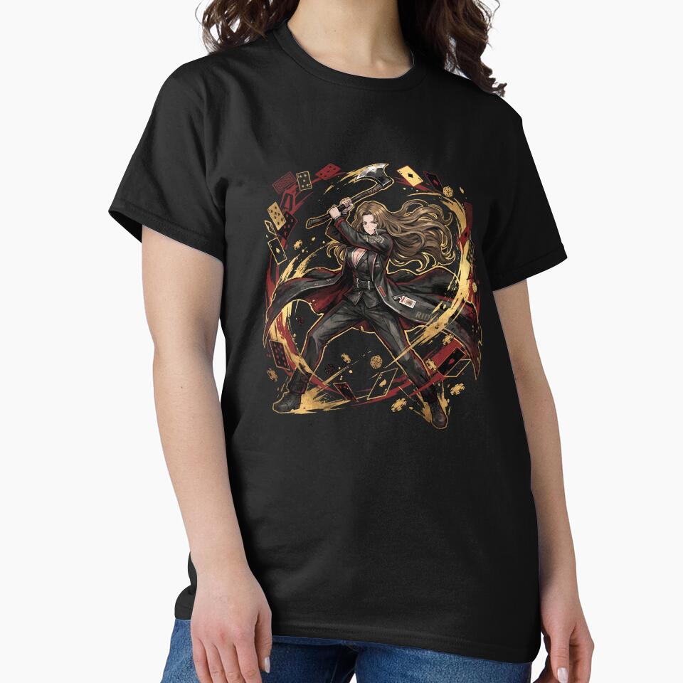 Limbus Company Rodion Gamble Anime Gaming Graphic Tee by Senpaiwaves