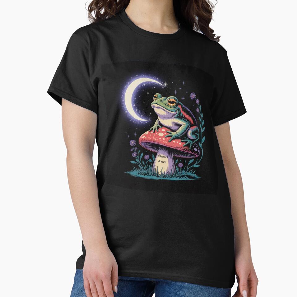 Ephemeral Dreams – Moon Frog on the Magic Mushroom by FusiTink