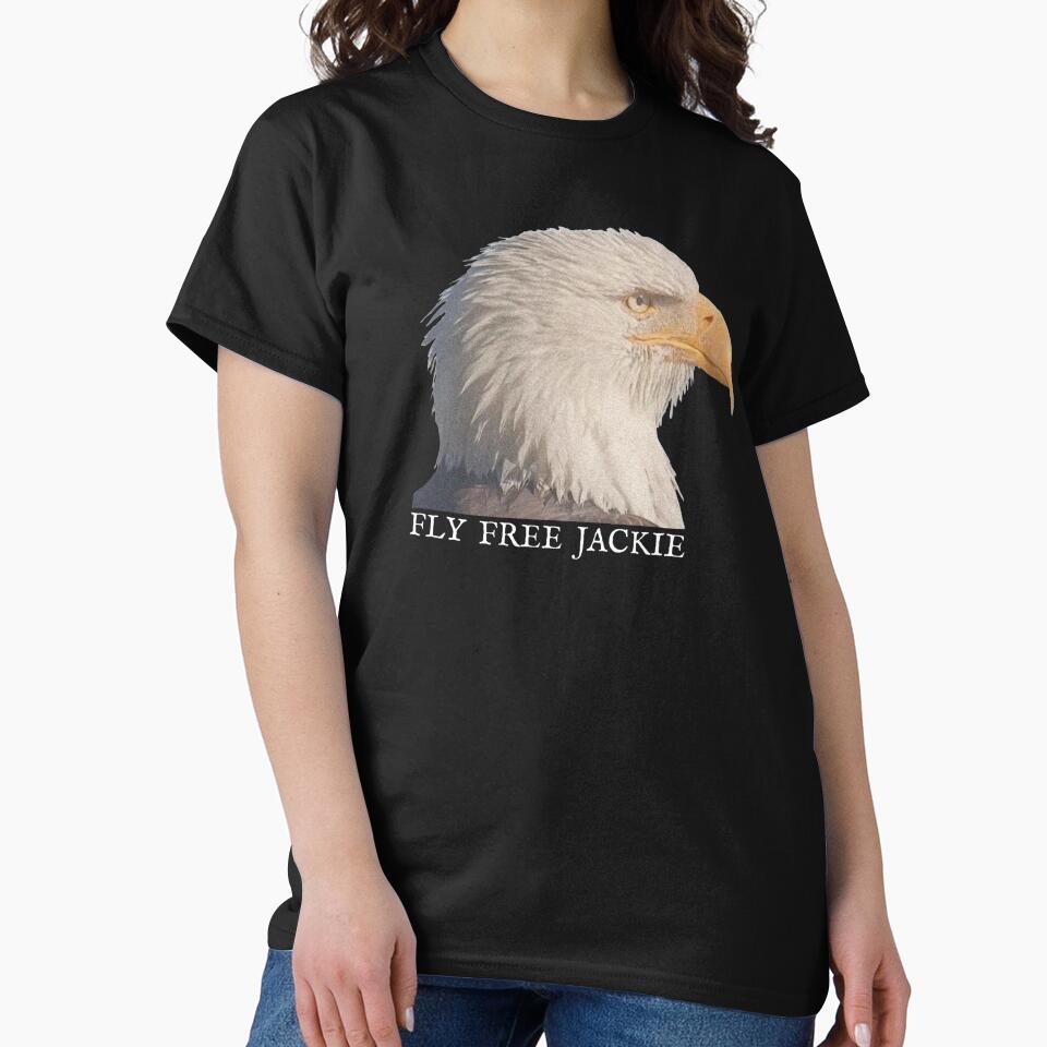 Fly Free Jackie Bald Eagle Memorial by Artifyo