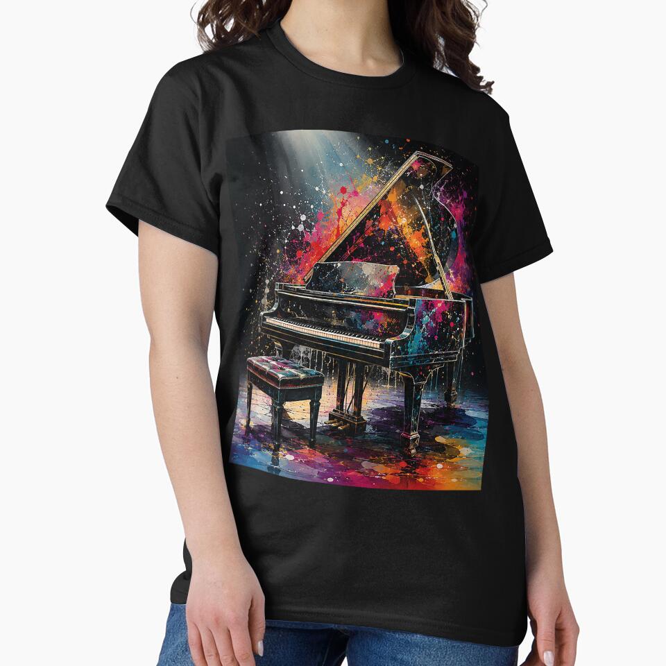 Midnight Grand Piano Color Symphony by andrew1111g