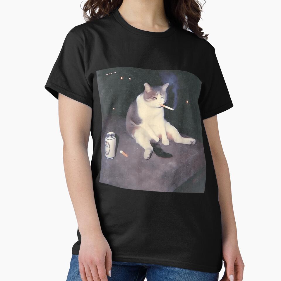 Funny Smoking Cat Meme by GeorgeKiryluk