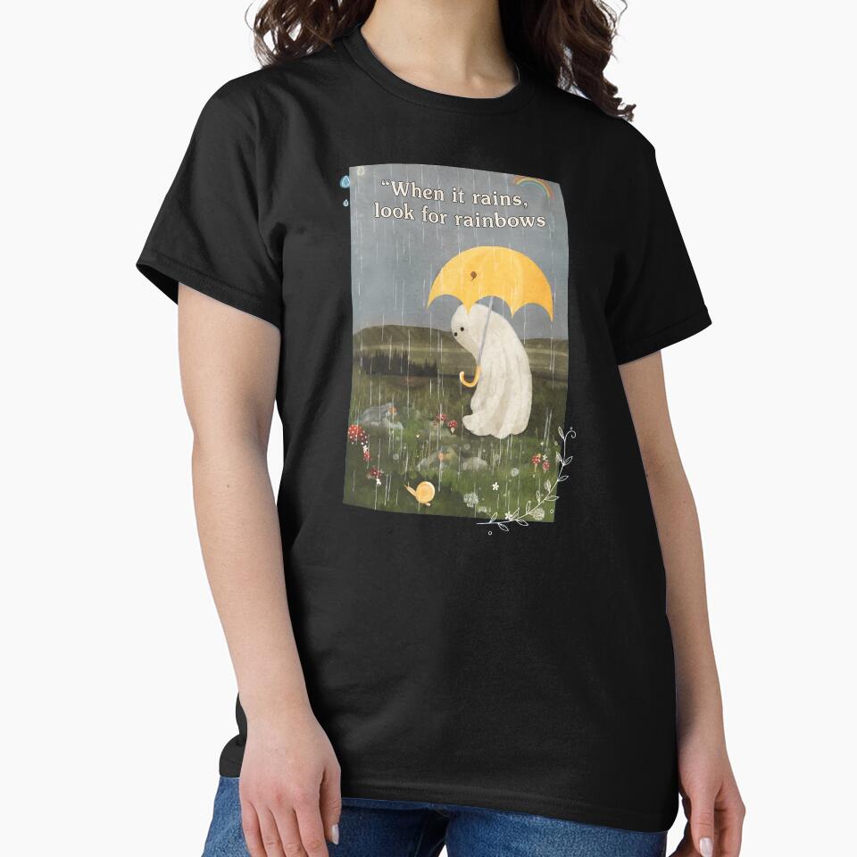 Melancholy Ghost Under Yellow Umbrella by Prof4Artist
