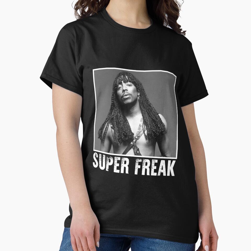 Rick James Super Freak Classic Funk Music Retro Shirt by MarcelaR12
