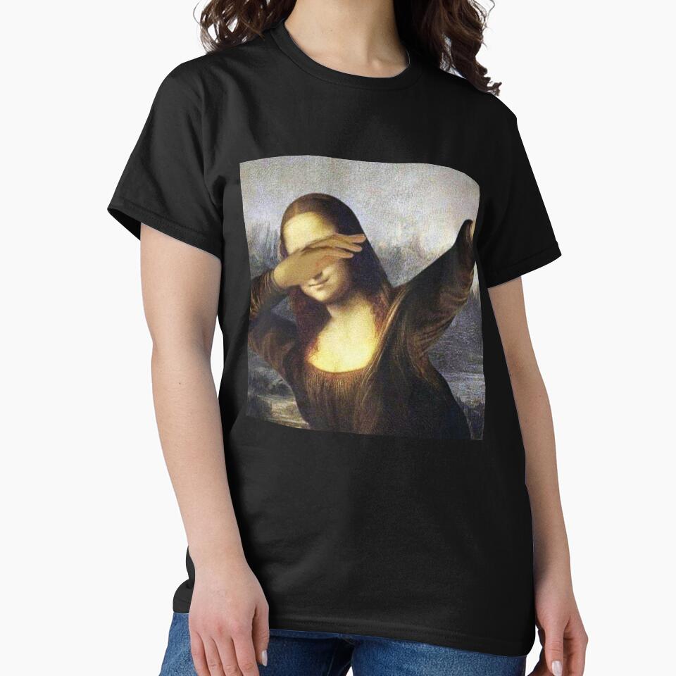 mona lisa doing the dab meme by Made-By-Art