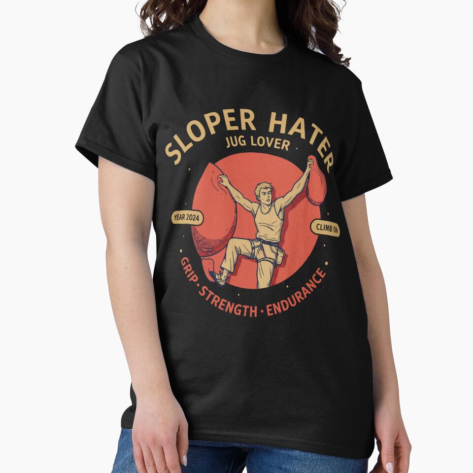 Sloper Hater Jug Lover Climb On 2024 Design by LuminOrb