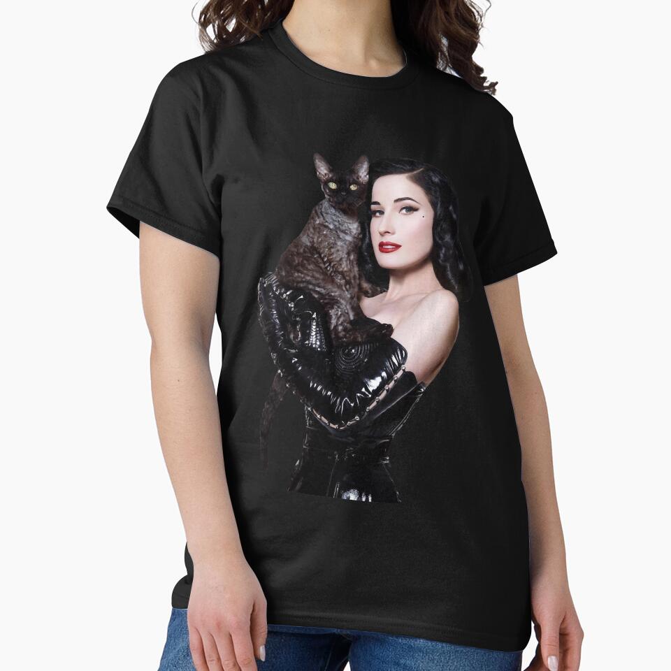 Dita and Aleister the Cat von Teese Cutout by WonderPaul