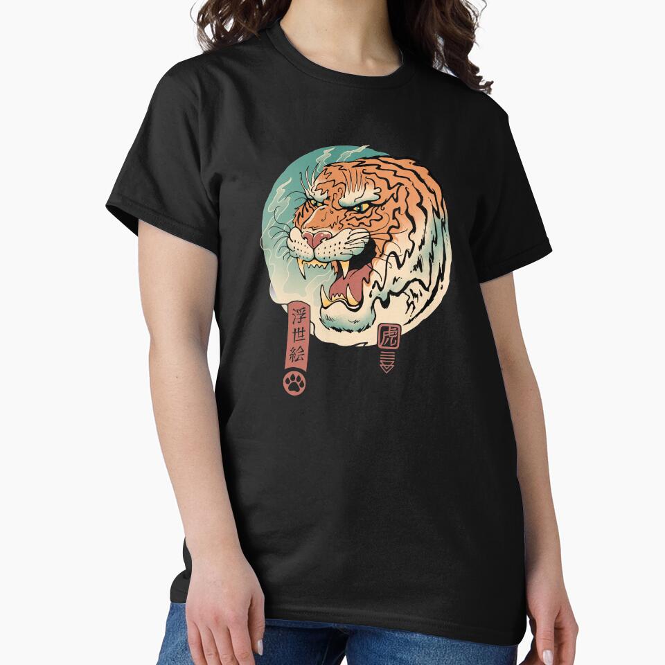 Tiger Ukiyo-e by vincenttrinidad