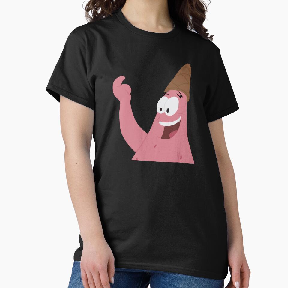 Patrick with cone on head by Illustrationsbyv