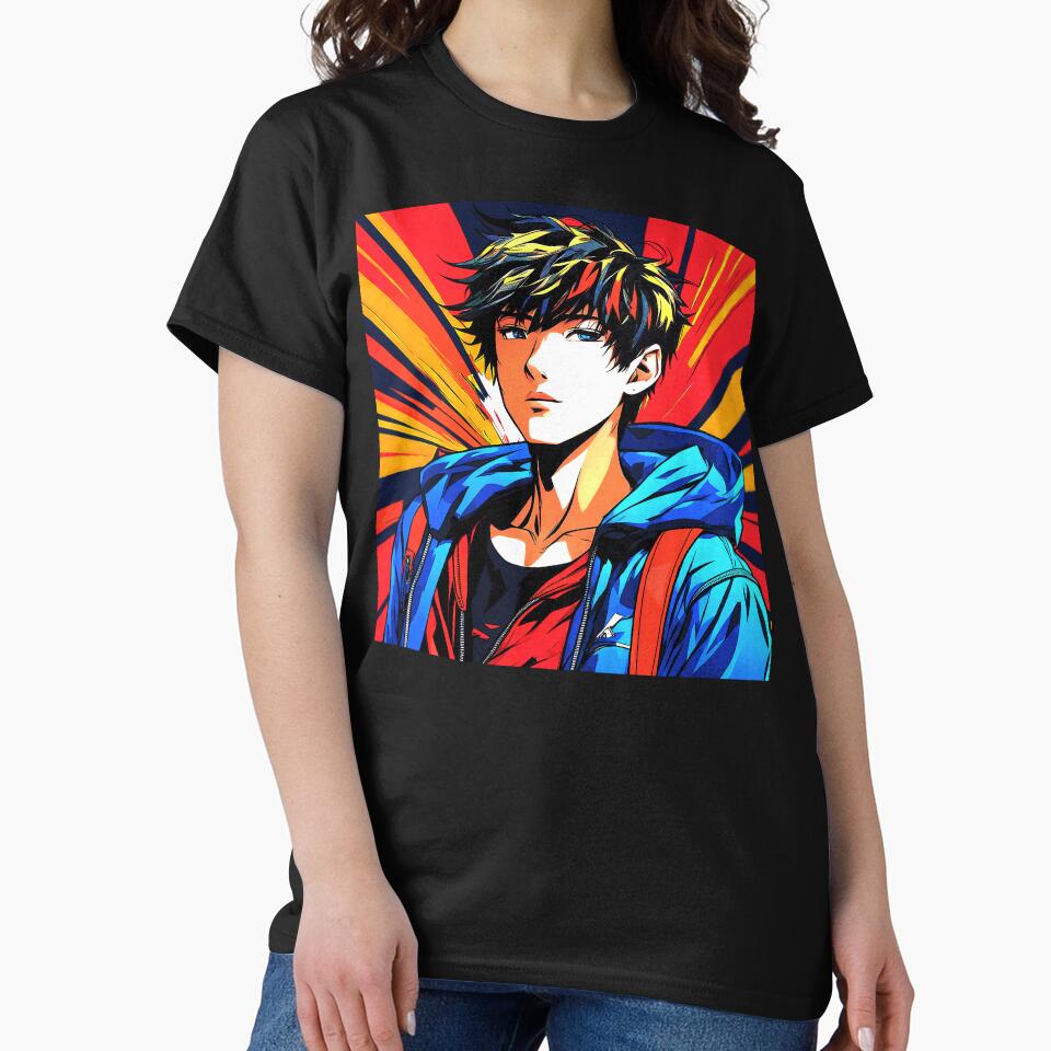Pop Art Culture Street Hero Cartoon Boy by DEC02