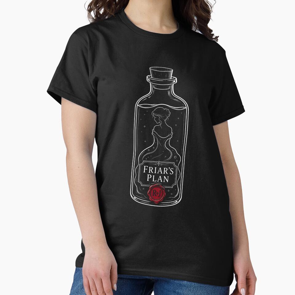 Romeo and Juliet Friars Plan Potion Bottle Line Art by Fenay Designs